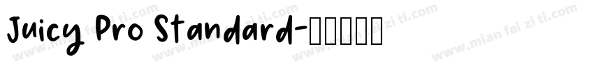 Juicy Pro Standard字体转换
